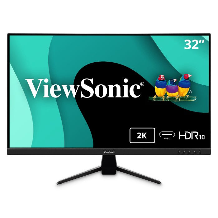Viewsonic VX3267U-2K computer monitor 81.3 cm (32") 2560 x 1440 pixels Quad HD LED Black - VX3267U-2K