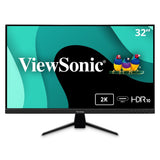 Viewsonic VX3267U-2K computer monitor 81.3 cm (32") 2560 x 1440 pixels Quad HD LED Black - VX3267U-2K