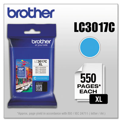 LC3017C Innobella High-Yield Ink, 550 Page-Yield, Cyan - LC3017C