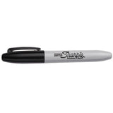 Super Permanent Marker, Fine Bullet Tip, Black, Dozen - 33001