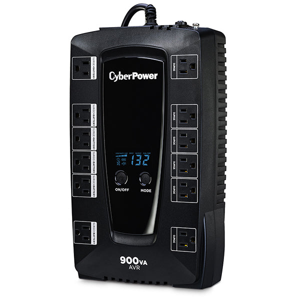 CyberPower AVRG900LCD uninterruptible power supply (UPS) Line-Interactive 0.9 kVA 480 W 12 AC outlet(s) - AVRG900LCD