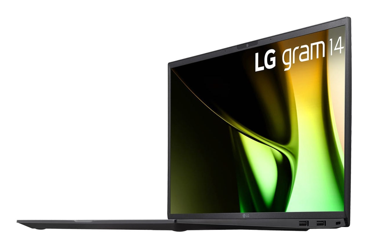 LG Gram 14Z90S Intel Core Ultra 7 155H Laptop 35.6 cm (14") WUXGA 16 GB LPDDR5x-SDRAM 512 GB SSD Wi-Fi 6E (802.11ax) Windows 11 Pro US English Black - 14Z90S-V.APB5U1 LG