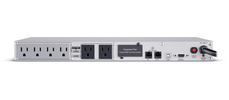 CyberPower PFC Sinewave uninterruptible power supply (UPS) Line-Interactive 1.5 kVA 900 W 6 AC outlet(s) - CP1500PFCRM1U