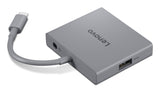 Lenovo GX91R64790 laptop dock/port replicator Wired USB 3.2 Gen 1 (3.1 Gen 1) Type-C Grey - GX91R64790