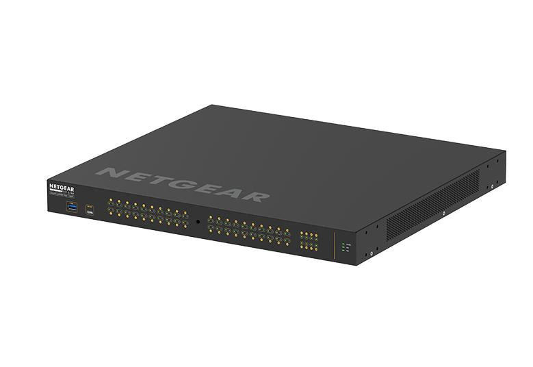 NETGEAR GSM4248PX Managed L2/L3/L4 Gigabit Ethernet (10/100/1000) Power over Ethernet (PoE) 1U Black - GSM4248PX-100NAS