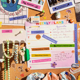 Brother BTAG-P31 label-making tape Black on pink - BTAGP31