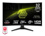MSI MAG 325CQF computer monitor 80 cm (31.5") 2560 x 1440 pixels Wide Quad HD Black - MAG325CQF