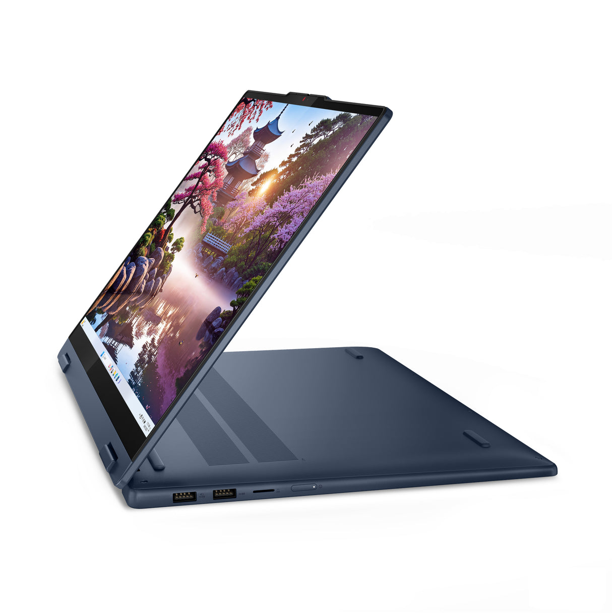 Lenovo IdeaPad 5 2-in-1 16AKP10 Copilot+ PC AMD Ryzen™ AI 7 350 Hybrid (2-in-1) 40.6 cm (16") Touchscreen WUXGA 16 GB LPDDR5x-SDRAM 1 TB SSD Wi-Fi 7 (802.11be) Windows 11 Home English Blue - 83KU0013US