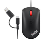 Lenovo 4Y51D20850 mouse Office Ambidextrous USB Type-C Optical 2400 DPI - 4Y51D20850