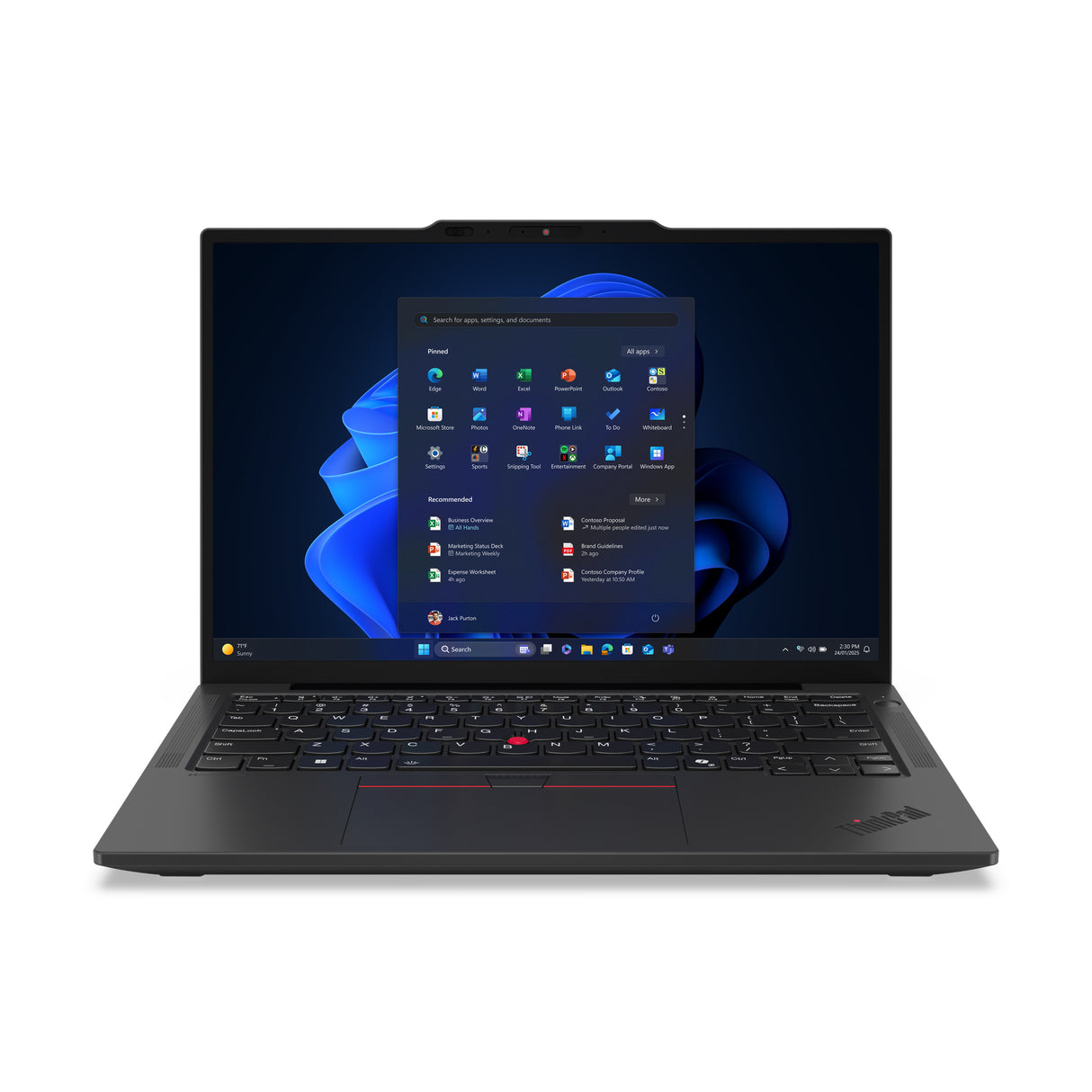 Lenovo ThinkPad X13 Gen 6 (Intel) Intel Core Ultra 7 255U Laptop 33.8 cm (13.3") WUXGA 16 GB LPDDR5x-SDRAM 512 GB SSD Wi-Fi 6E (802.11ax) Windows 11 Pro Black - 21RK006AUS LENOVO