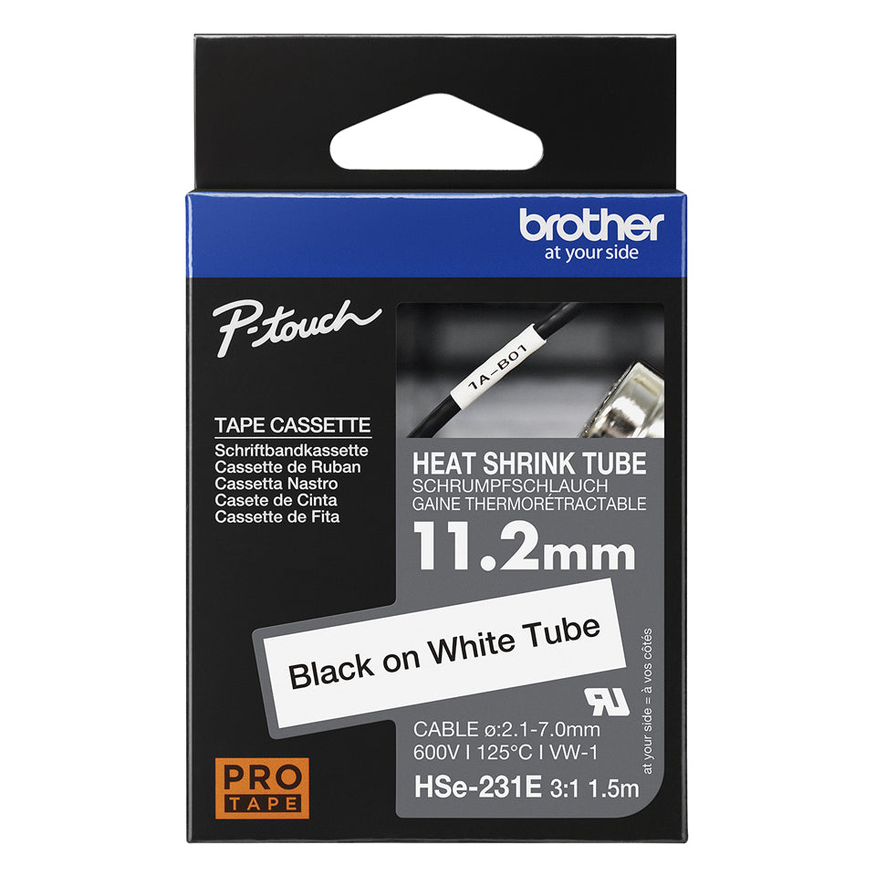Brother HSE-231E label-making tape - HSE231EG