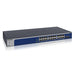 NETGEAR XS724EM Managed L2 10G Ethernet (100/1000/10000) 1U Grey, Blue - XS724EM-200NAS