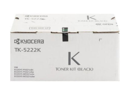 Kyocera (TK-5222K) Black Toner Cartridge (1,200 Yield) - 1T02R90US2 KYOCERA