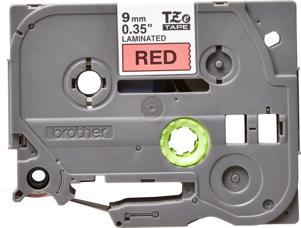 Brother TZE-421 label-making tape Black on red - TZE421