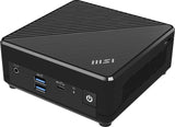 MSI CUBI N ADL S-055BUS PC/workstation barebone 0.69L sized PC Black N100 - CUBINADLS055B