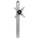 Lotus Single Monitor Arm Kit, For 26" Monitors, 180 Degree Rotation, 180 Degree Pan, Silver, Supports 17 lb - 8042801