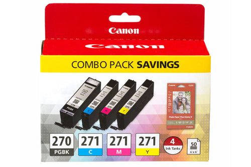 Canon PGI-270/CLI-271 ink cartridge Original Photo cyan, Photo magenta, Black, Photo yellow - 0373C005