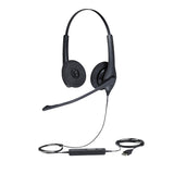 Jabra Biz 1500 Duo USB NC Global Headset Wired Head-band Office/Call center Black - GSA1559-0159