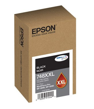 Epson (748) DURABrite Pro Extra High Capacity Black Ink Cartridge (10,000 Yield) - T748XXL120