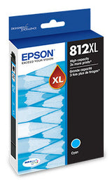 Epson (T812) High Capacity Cyan Ink Cartridge W/Sensormatic - T812XL220-S
