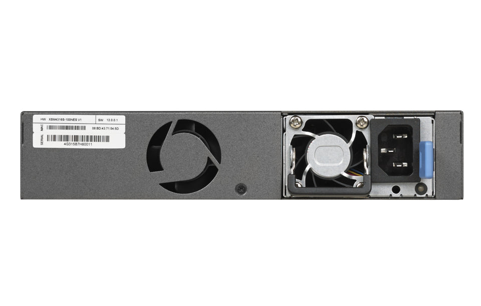 NETGEAR M4300-8X8F Managed L3 10G Ethernet (100/1000/10000) 1U Black - XSM4316S-100NES