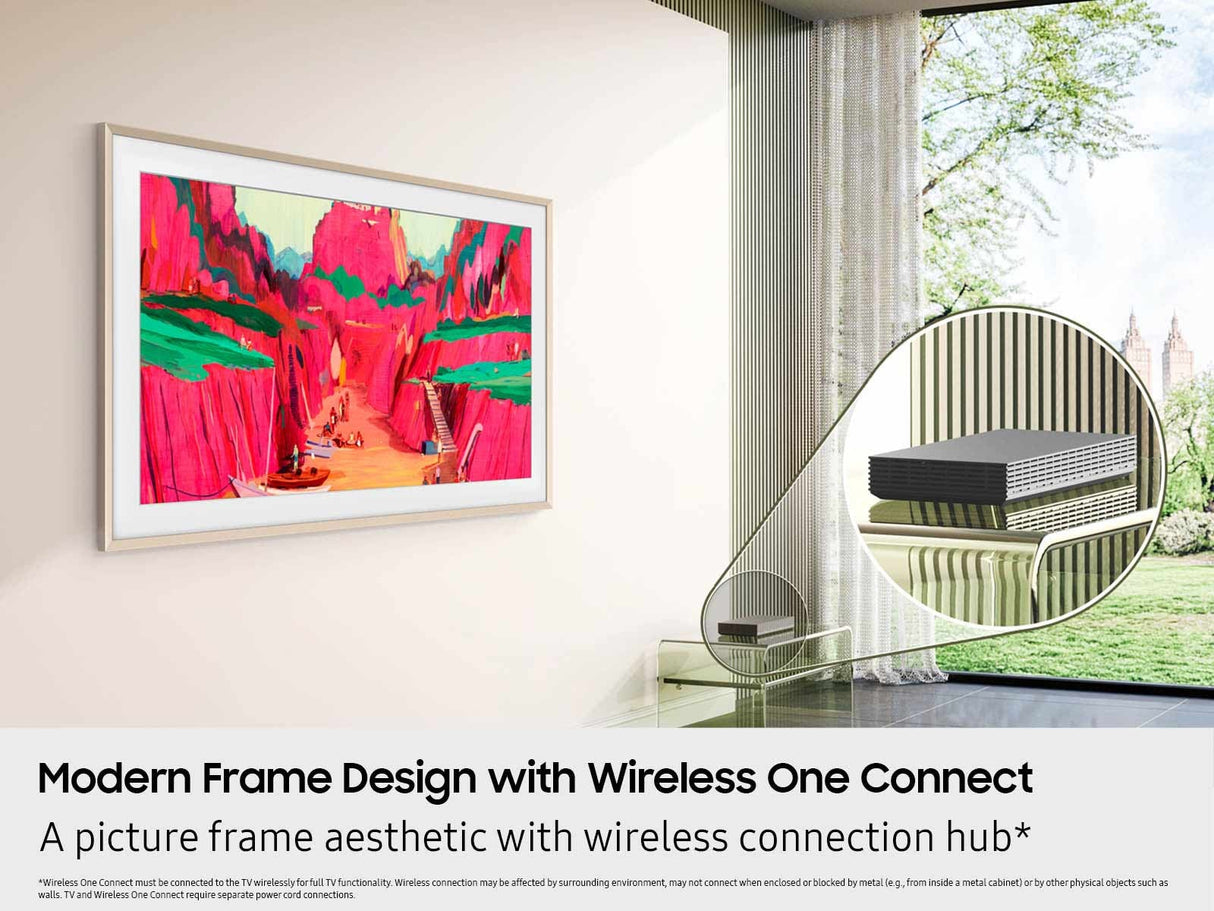 Samsung The Frame Pro QN85LS03FWFXZA TV 2.16 m (85") 4K Ultra HD Smart TV Wi-Fi Black - QN85LS03FWFXZA