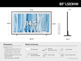Samsung Neo QN85LS03HWFXZA TV 2.16 m (85") Smart TV Wi-Fi Black - QN85LS03HWFXZA SAMSUNG