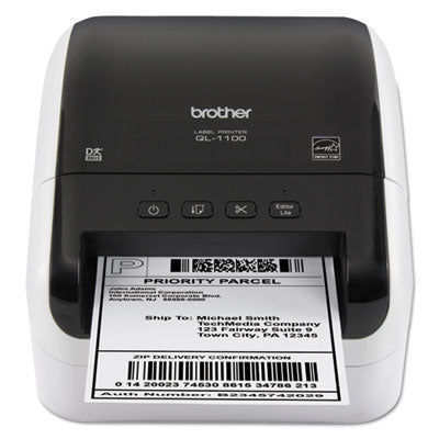 QL-1100 Wide Format Professional Label Printer, 69 Labels/min Print Speed, 6.7 x 8.7 x 5.9 - QL1100