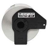 BROTHER  Label Tape, 4.07" x 100 ft, Black on White - DK2246