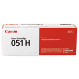 2169C001 (051H) High-Yield Toner, 4100 Page Yield, Black - 2169C001