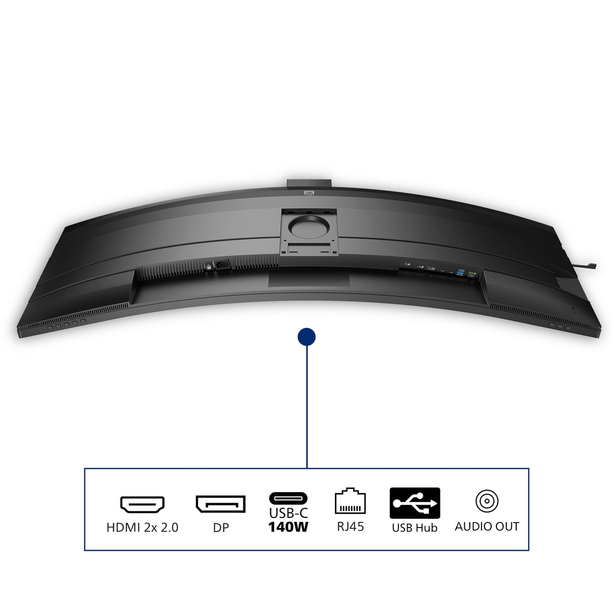 Philips 49B2U6900CH/75 computer monitor 124 cm (48.8") 5120 x 1440 pixels Dual QHD LCD Black - 49B2U6900CH