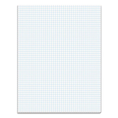 Quadrille Pads, Quadrille Rule (5 sq/in), (50) White 8.5 x 11 Sheets - 33051 C2G