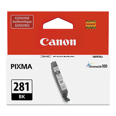 2091C001 (CLI-281) ChromaLife100+ Ink, 750 Page-Yield, Black - 2091C001