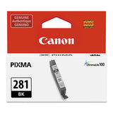 2091C001 (CLI-281) ChromaLife100+ Ink, 750 Page-Yield, Black - 2091C001