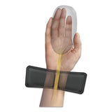 FELLOWES Gel Wrist Support with Attached Mouse Pad, 8.25 x 9.87, Black - 9182301