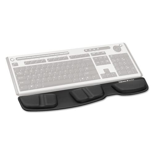 FELLOWES Memory Foam Keyboard Palm Support with Microban Protection, 13.75 x 3.37, Black - 9182801
