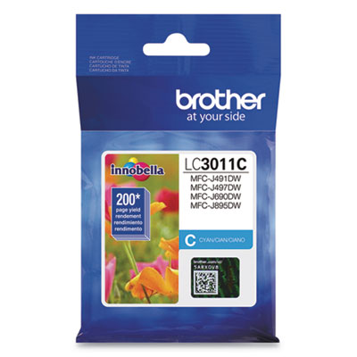 LC3011C Ink, 200 Page-Yield, Cyan - LC3011C