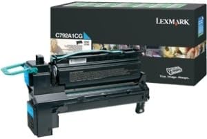 Lexmark X792 Cyan Print Cartridge Return Program Extra High Yield 20,000 Pages - X792X4CG