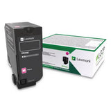 74C0HMG High-Yield Toner, 12,000 Page-Yield, Magenta - 74C0HMG