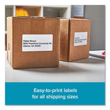 LW Shipping Labels, 2.13" x 4", White, 220 Labels/Roll, 6 Rolls/Pack - 2050811