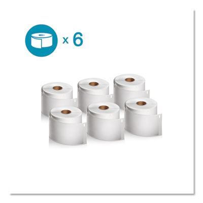 LW Shipping Labels, 2.31" x 4", White, 300 Labels/Roll, 6 Rolls/Pack - 2050765