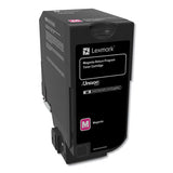 74C10M0 Return Program Unison Toner, 3,000 Page-Yield, Magenta - 74C10M0