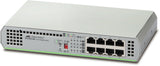 Allied Telesis GS910/8 Unmanaged Gigabit Ethernet (10/100/1000) Grey - AT-GS910/8-10