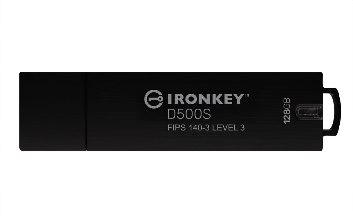 Kingston Technology IronKey 128GB D500S FIPS 140-3 Lvl 3 AES-256 - IKD500S/128GB