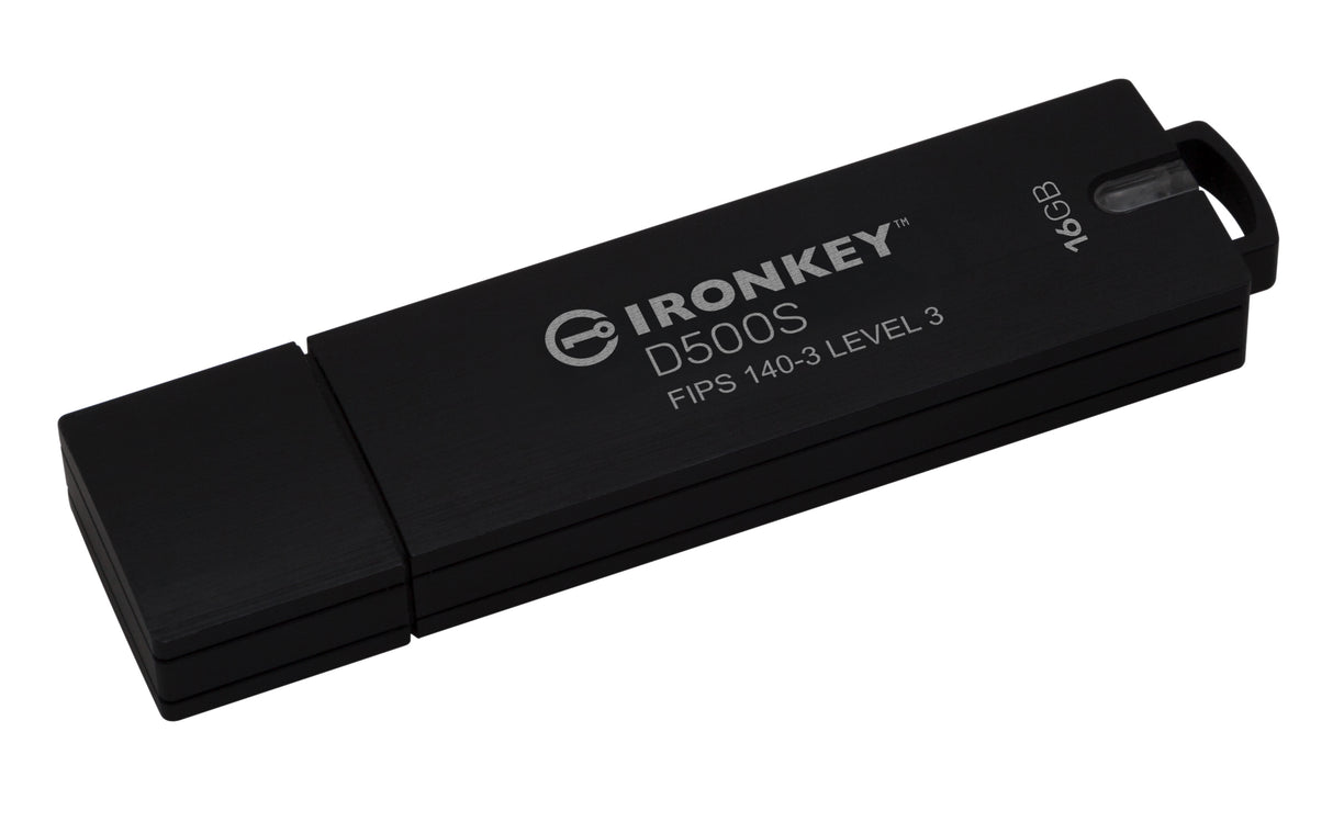 Kingston Technology IronKey 16GB D500S FIPS 140-3 Lvl 3 AES-256 - IKD500S/16GB