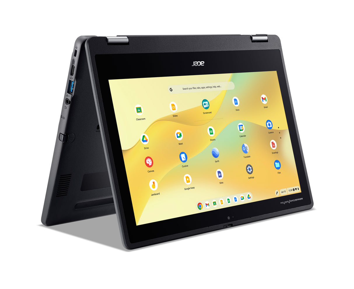 Acer Chromebook R757T-C019 Intel® N N150 Hybrid (2-in-1) 29.5 cm (11.6") Touchscreen HD 8 GB LPDDR5x-SDRAM 64 GB Flash Wi-Fi 7 (802.11be) ChromeOS Black - NX.JJBAA.002