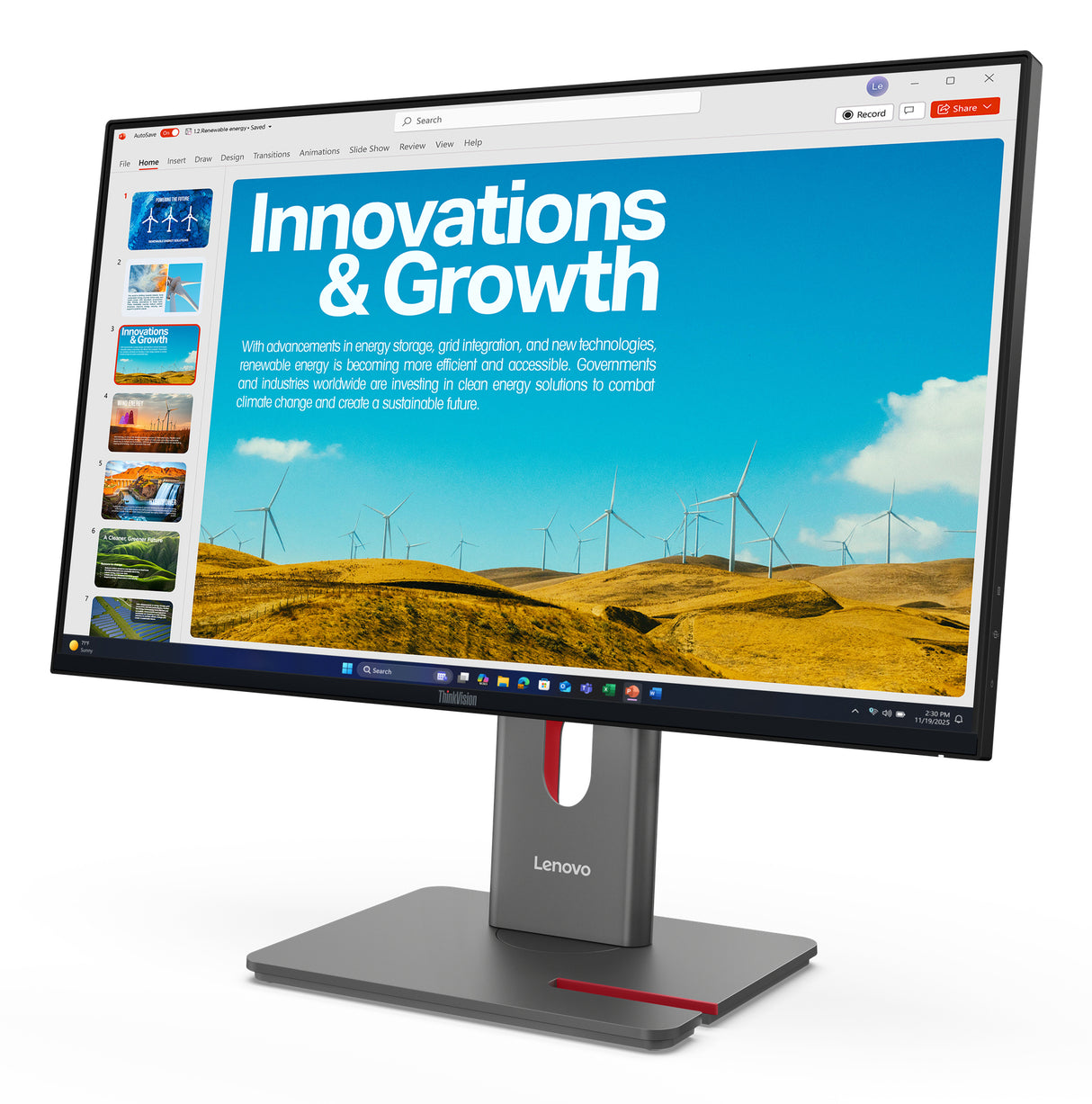 Lenovo ThinkVision P24QD-40 Monitor - 64B1GAR1UZ