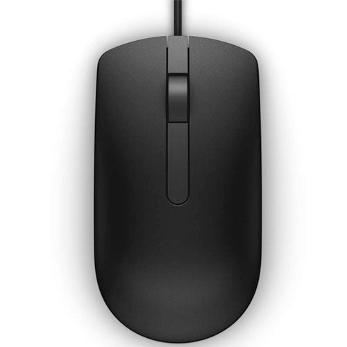 DELL MS116 mouse Office Ambidextrous USB Type-A Optical 1000 DPI - MS116-BK DELL