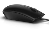 DELL MS116 mouse Office Ambidextrous USB Type-A Optical 1000 DPI - MS116-BK DELL