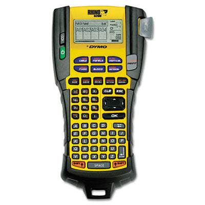 Rhino 5200 Industrial Label Maker, 5 Lines, 6.12 x 11.25 x 3.5 - 1755749 DYMO